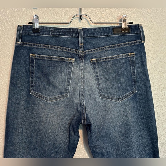 AG-ED DENIM High-Rise Slim Flare Jodi Crop Faded Blue Jeans- Women Size 29R - Picture 6 of 9